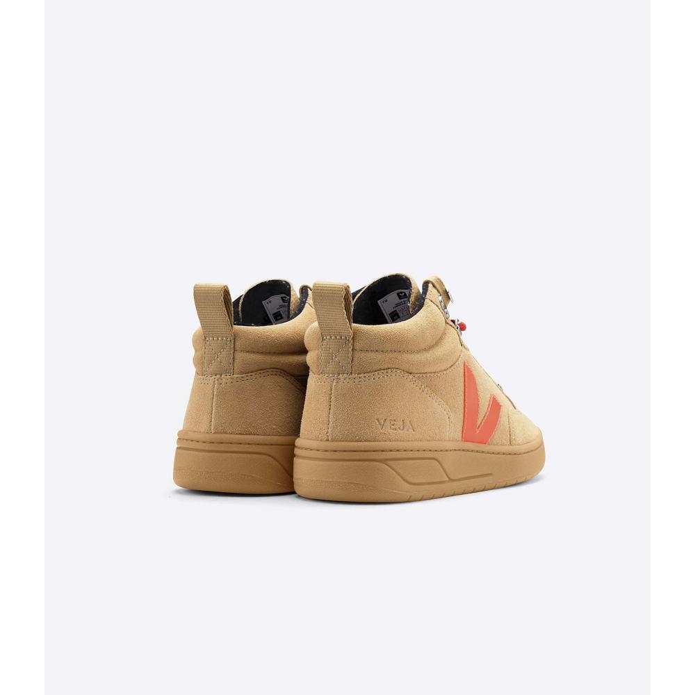 Women's Veja RORAIMA SUEDE High Tops Orange | SG 362GSO